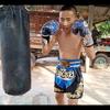Short de Boxe - Traditionnel THAI - Bleu - Tailles Enfants et Adultes - 100% Satin Polyester