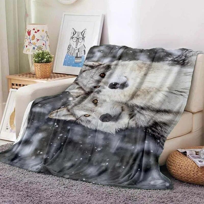 Couverture En Flanelle Douce Motif 3D Vue Sur La Mer Orageuse - 200x230cm - Pour Canapé, Lit, Voyage - Lavable - 5