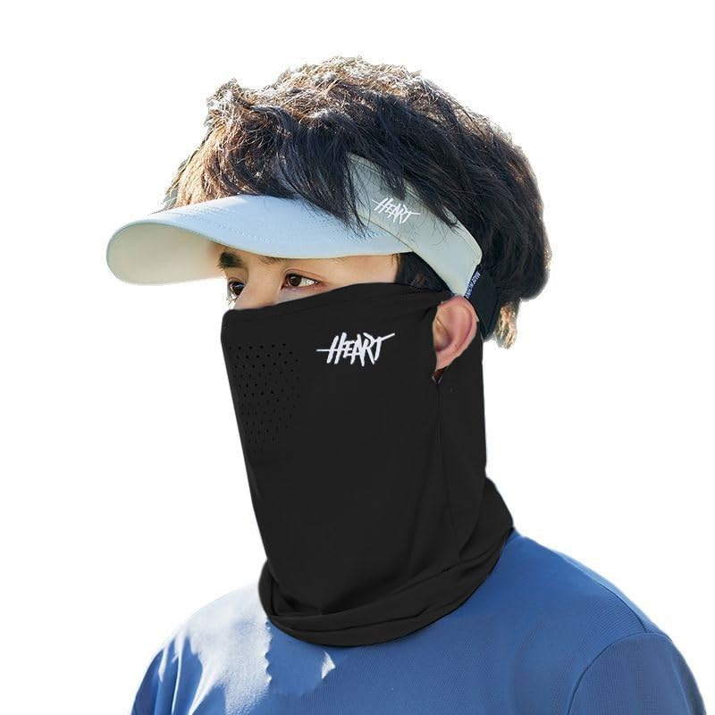 

BARDATS Face Cover for Summer UV Sun Mesh Ideal for Outdoor Sports like and Everyday Commuting 2025 Protection, Cooling, Breathable, Protection,