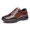 High Quality Fashion Casual Sneakers for Men Autumn New Designer Leather Shoes Male Solid Color Platform Sports Shoes Man
