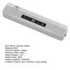 Wireless Vacuum Sealer Strong Suction Digital Display Rechargeable Compact Portable Vacuum Sealing Machine with 10 Vacuum Bags