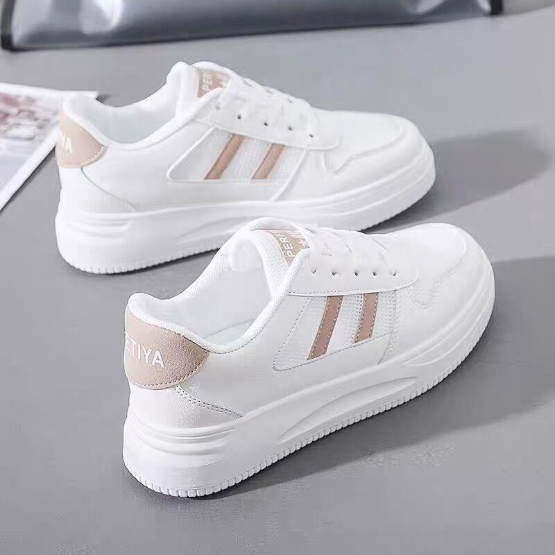 

Little white shoes 2025 new niche fashion casual comfortable lightweight non-slip wear-resistant low-top sports women s shoes 40 коричневый