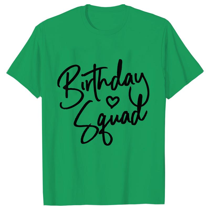 Damenkleidung Kurzarm Print T-Shirts Geburtstagsteam Grafik Reise Damen Oberteile T-Shirt Tee T-Shirt Beste Freunde T-Shirts