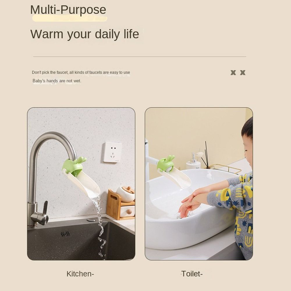 Rabbit Sink Faucet Extender Cute Baby Hand-washing Faucet Faucet Extender  Hands Washing Toy