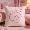 Asamimichaan AAsleeps Cute Cushion Cover Premium Comfort Reversible Pillow Cove Two In One Design For Any Room  Car Interior