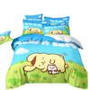 3D Digital Printing Cartoon Animation Children'S Bedding Pudding Dog Three-Piece Set
