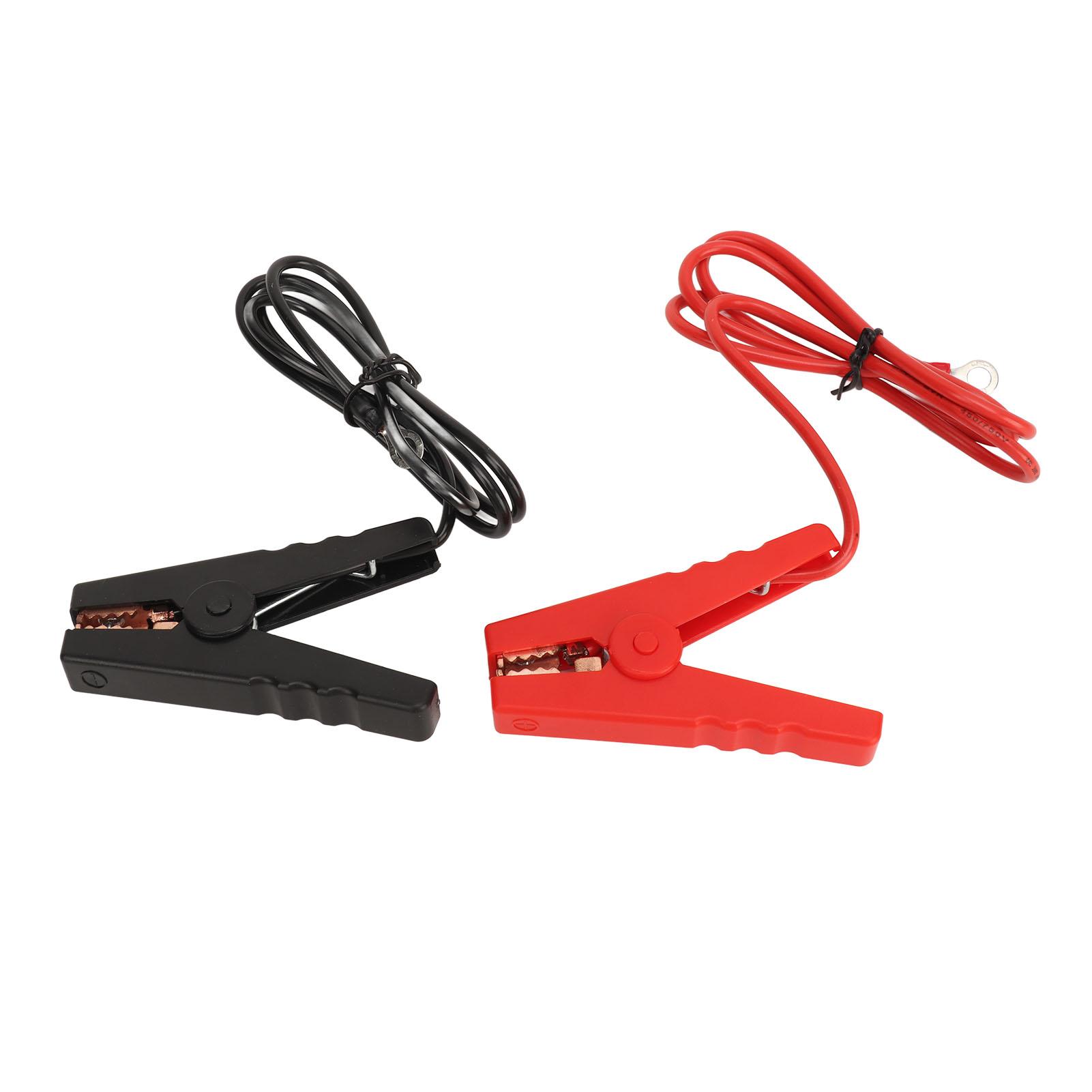 

Акумуляторний кабель з клемою-вушком та затискачами для акумулятора, мідний провід в АБС-ізоляції, подовжувач