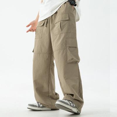 2024 New Fashion 3D Multi Pocket Men's Outdoor Loose Casual Pants Cargo Pants