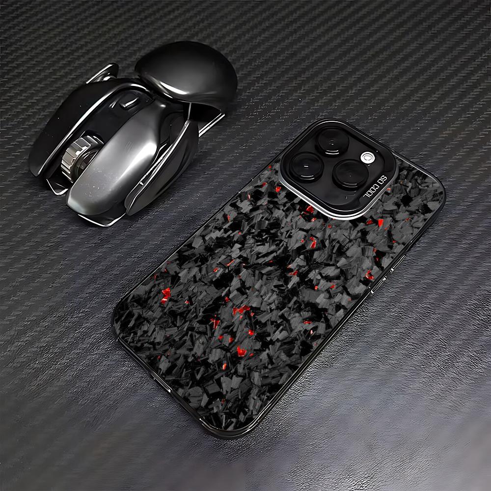 Carbon Fiber Pattern Phone Case for Xiaomi Redmi Note 7 8 9 9S 10 11 12 13 14 15 Pro Plus 4G 5G Anti Fall Matte Back Cover