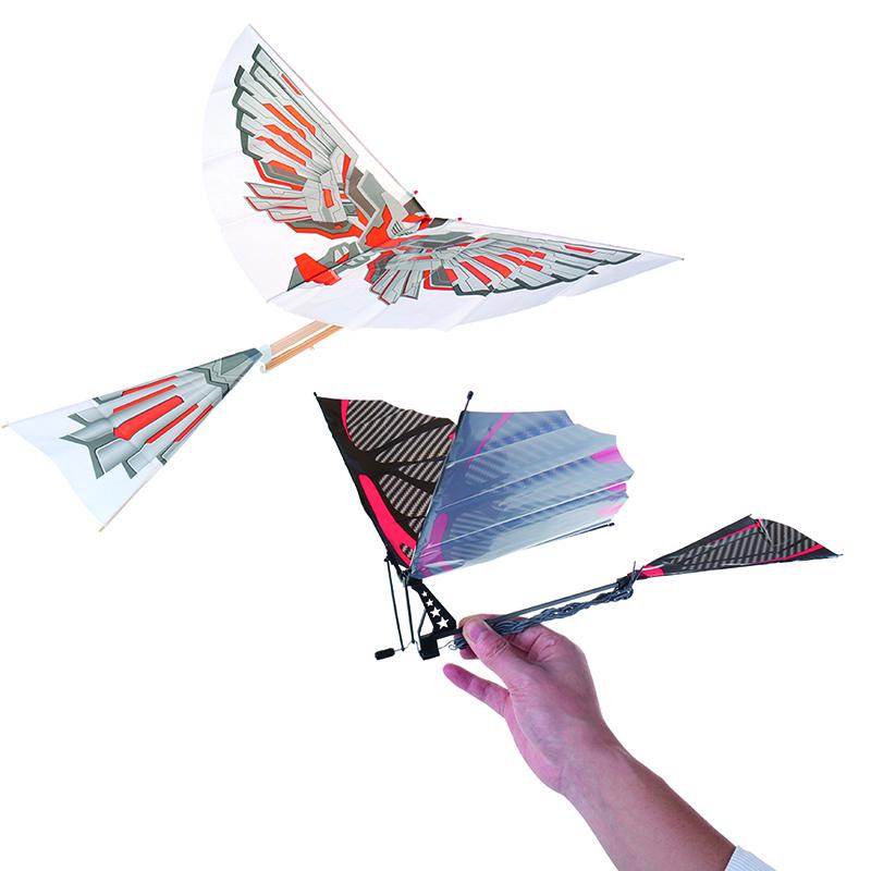 18Inches Bamboo Imitate Birds Assembly Flapping Wing Flight Plane Toy