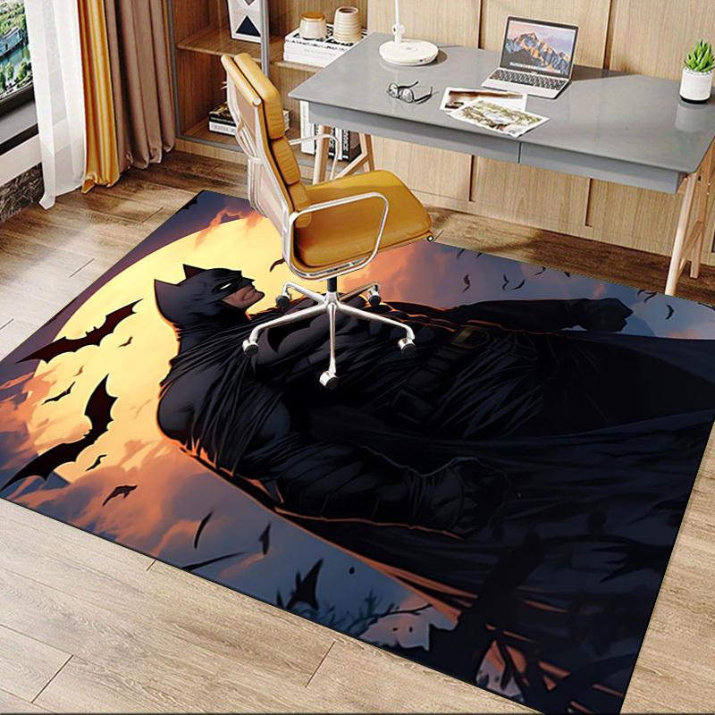 1pc Batman Night Carpet, for Home & Office Decor, Desk Chair Carpet, Festive Gift,Conference Room CarpetL1296