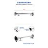 640mm Single Pipe Air Horn 12V/24V Truck Electric Control Big Horn Refitting 105-110 Db