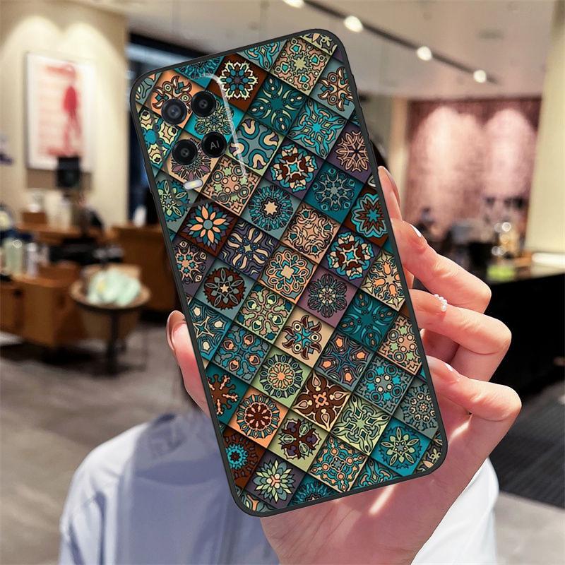 Mandala Case For Oppo A94 A54 A40 A60 A80 A98 A78 A18 A38 A58 A16 A76 A96 A17 A77 A74 A57S A15 Cover