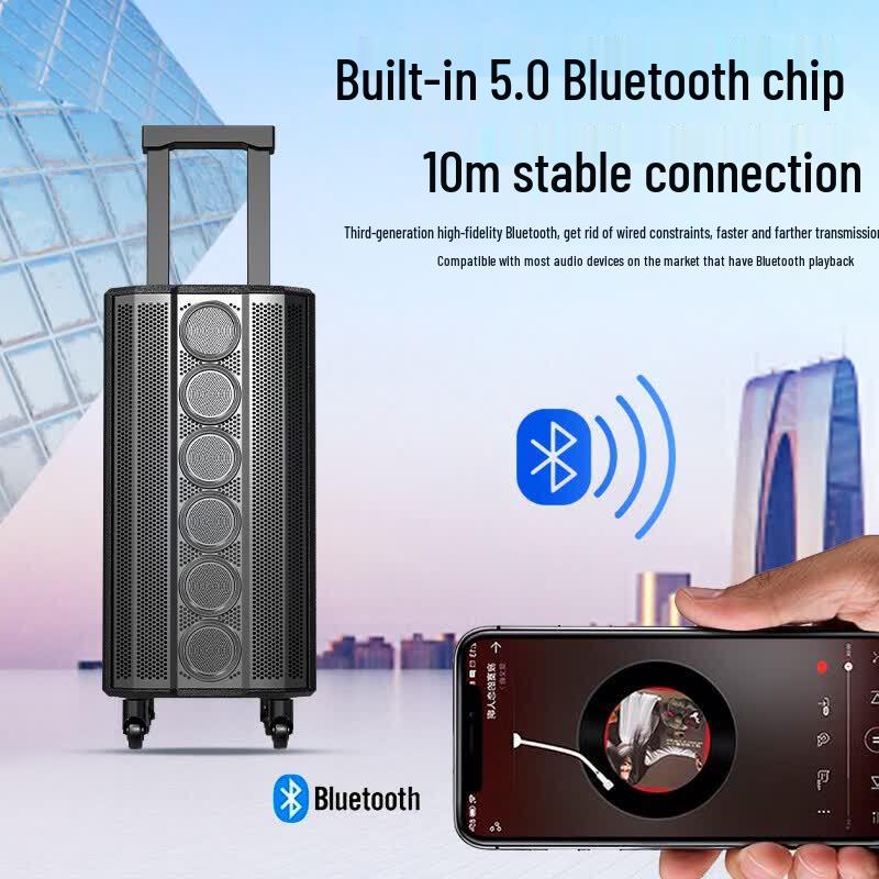 Malata M+9797 8-inch Trolley KTV Speaker (CN Version)
