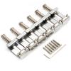 Musiclily Ultra 11.2mm Pitch Hardened Steel Bridge Saddles for Vintage Stratocaster Electric Guitars, Chrome (Set of 6)