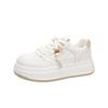 Nouvelles chaussures à plateforme compensées style muffin, semelles épaisses, légères, pour le printemps et l'automne, semelles souples, surface en cuir respirante, pour étudiants