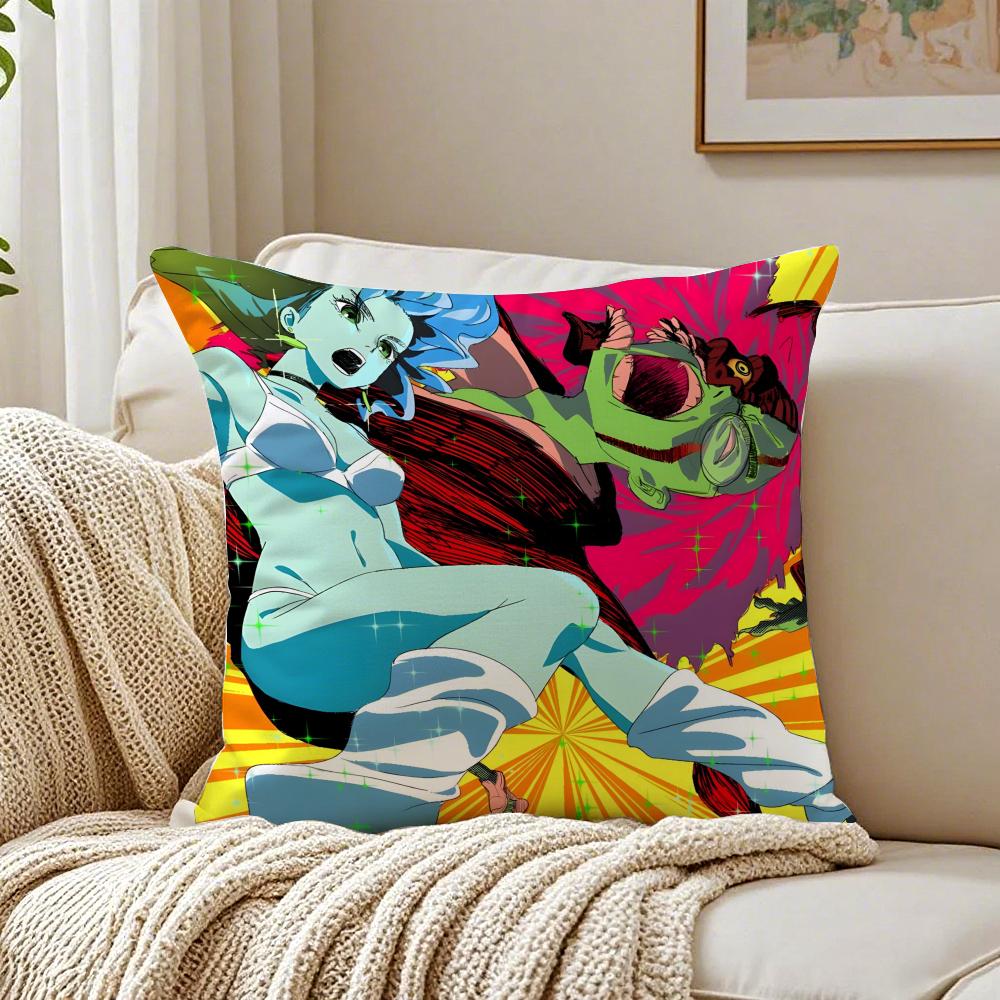 Wacky Japanese Anime DDan Da Dan anime Cushion Cover Pillowcase Antidustmite living Room Sofa Decor Cushion Room