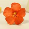 10pcs Fabric Hawaiian Double Flower Hair Clip Tropical Floral Barrettes Elegant Hairpin Beach Accessories For Women Girls