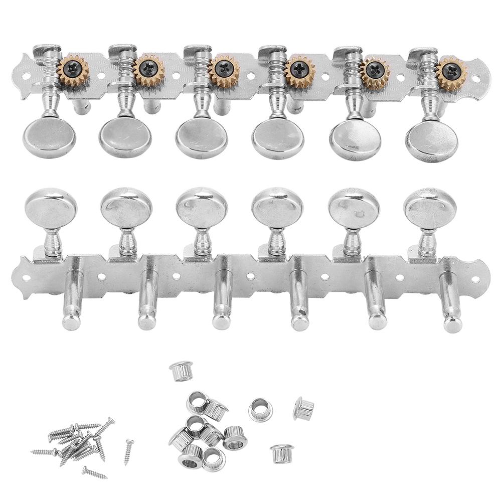 6+6 Guitar Tuning Keys Pegs Open Tuners Zinc Alloy Machine Heads for 12 String Guitar