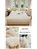 Luxurious Faux Rabbit Fur Bed Skirt & Velvet Mattress Protector