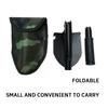 Ingeniørspade Militærspade Utendørs Multifunksjonell Sammenleggbar Militærspade Kjøretøy Camping Fiske Spade Hakke