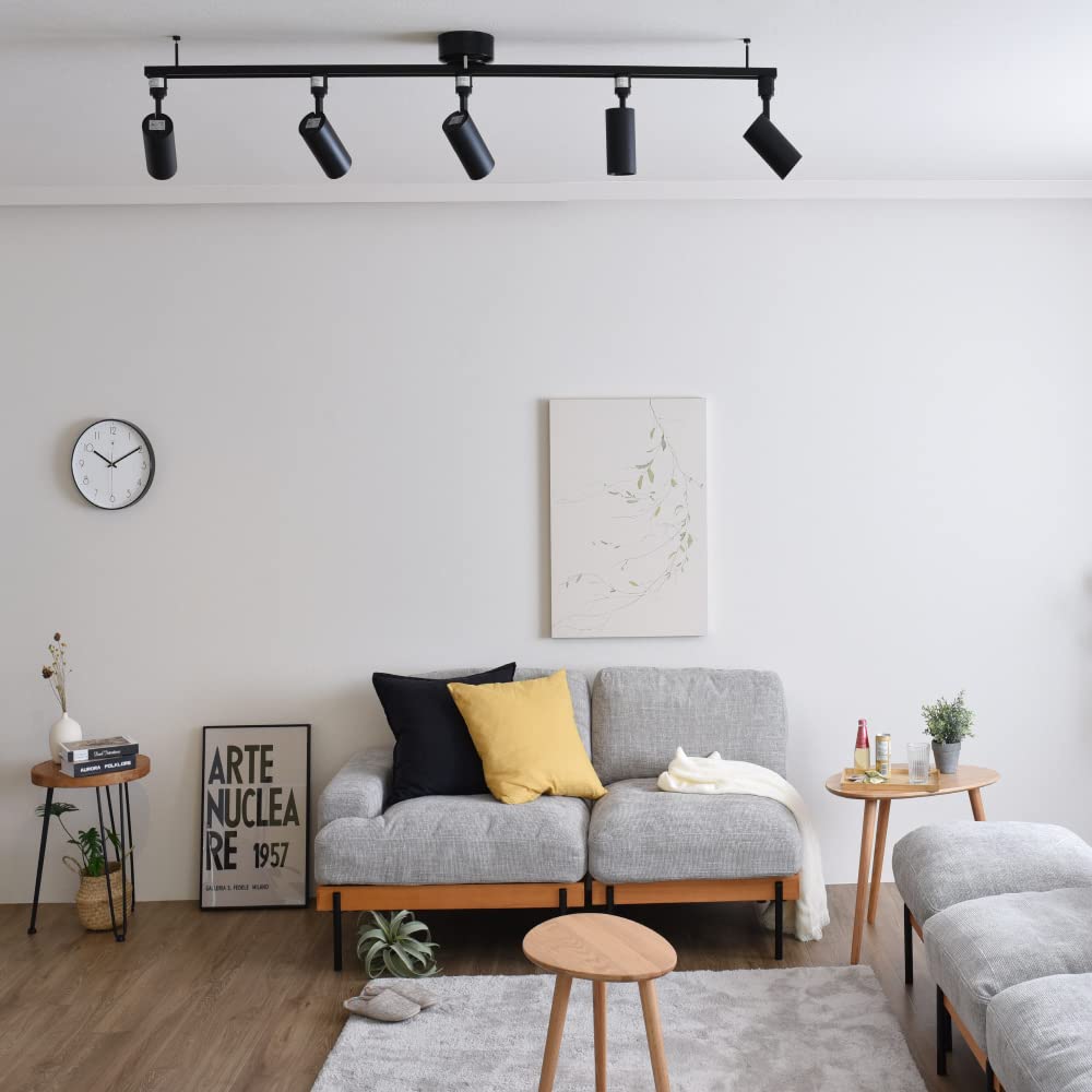 VENTOTA Faro 15W LED Duct Rail Spotlight, Warm White, 1500lm, Adjustable Angle, Set of 4, WH (vo417349)