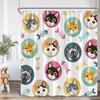 Cartoon Kids Bath Curtains Birds Rainbow Unicorns Cute Cats Fish Funny Animals Bathroom Decortaion Shower Curtain With Hooks