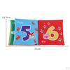 6 Pcs Development Cloth Book Educational Toy (Body Parts Weather Animal Recognition) For Kids Early