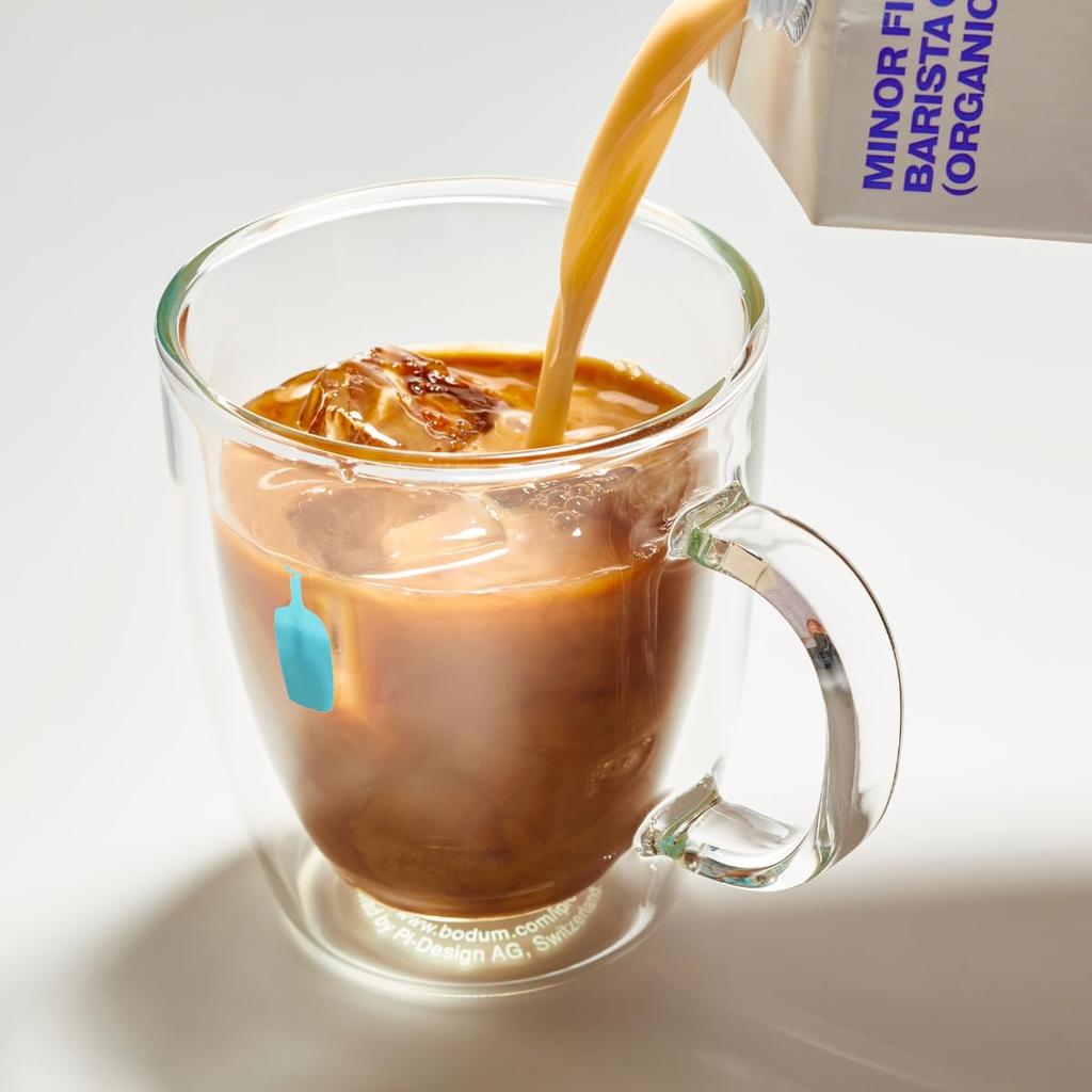 Blue Bottle Coffee Bodum Glass Mug Double-Walled