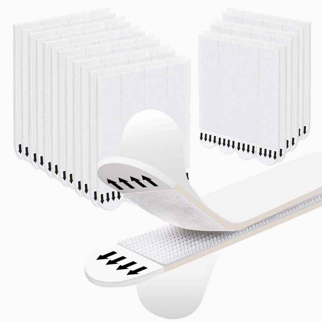 Customized Nylon Seamless Hook and Ring for Fixing Picture Frames Self-adhesive Seamless Hook and Ring Tape Without Any Marks