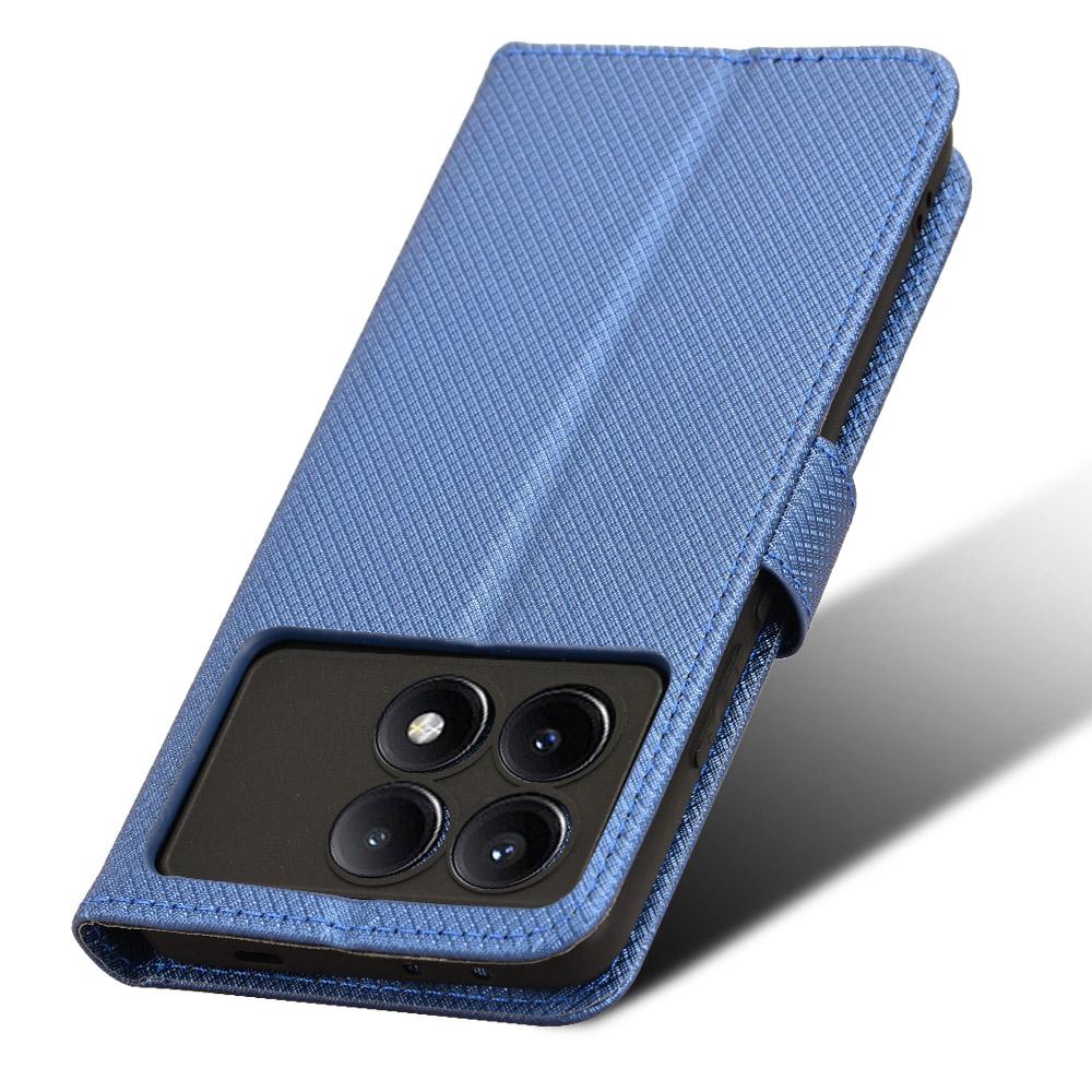 For Xiaomi Redmi K70E 5G/Poco X6 Pro 5G Phone Case Wallet Wrist Strap Card Slots Leather Cover