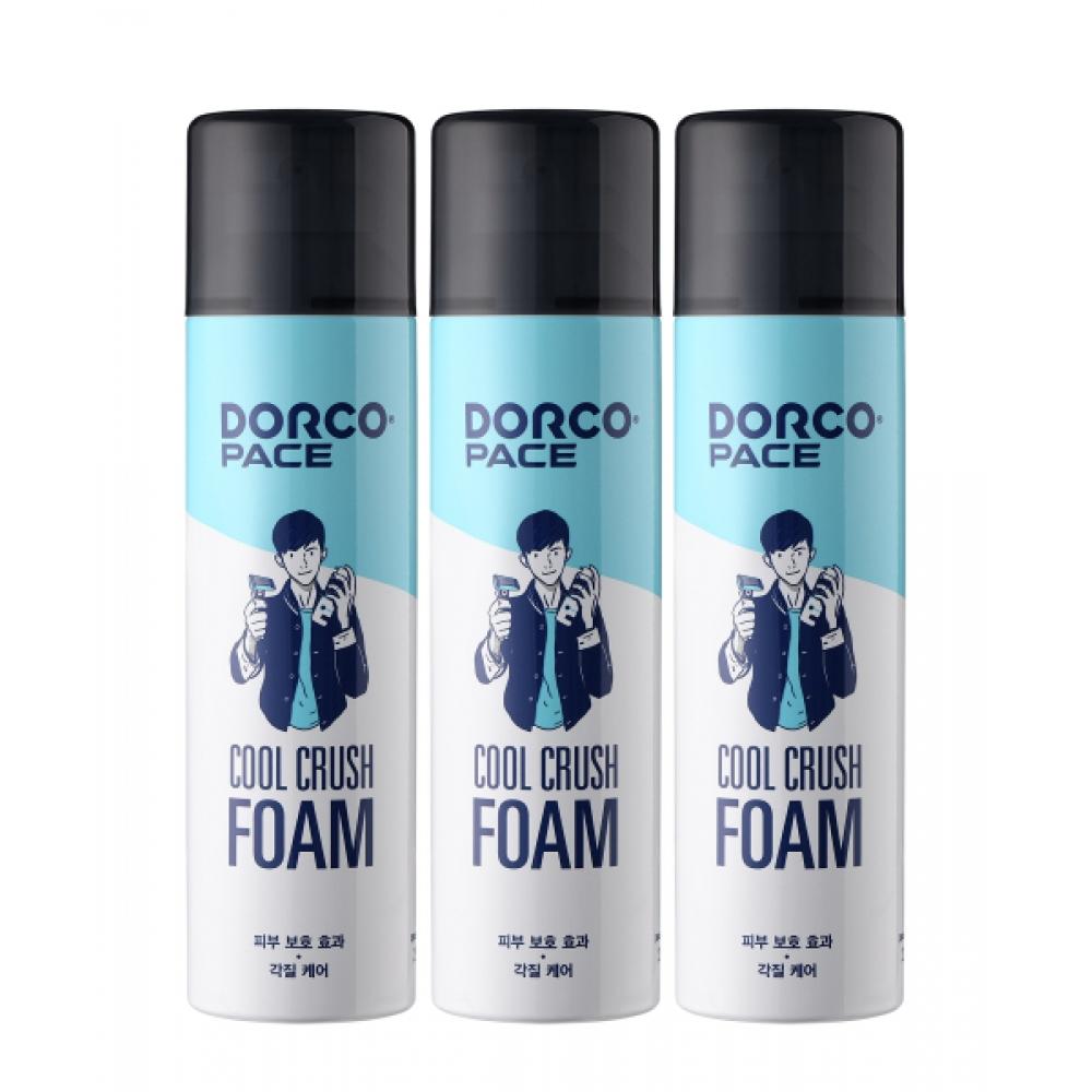 Dorco Face Cool Crush Large Shaving Foam 250ml X 3 Dorco Face Cool Crush Large Shaving Foam 250mlx3