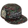 Supreme Floral Jacquard New Era Black