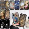 RP32 Fresco Adam Sculpture New High-End Shell Phone Case for iPhone 16 15 14 13 12 Pro Max Plus Mini