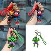 Adorable Superhero Keychain Silicone Avenger Series Key Ring For Car Keys Gifts