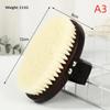 1Pcs Soft Wet Dry Body Spa Massager Brush Wood Bristle Bath Brush Household Practical Skin Exfoliates Body Cleaning Brush