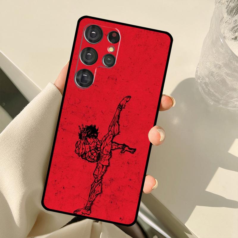 BAKI Hanma Yujiro Anime For Samsung Galaxy S22 Ultra S21 S20 FE S8 S9 S10 Note 10 Plus Note 20 Ultra Phone Case