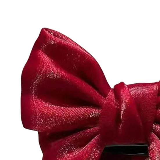 Dame Hårklype Doble Lag Hårfiksert Dekorativ Chic Sklisikker Kvinner Foto Rekvisitt