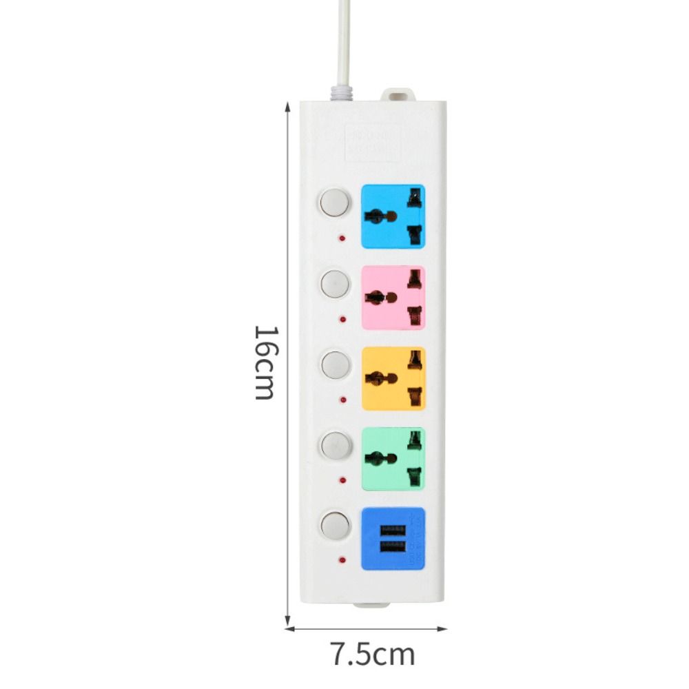 USB Charging Universal Power Strip Plastic Extension Socket New USB Power Strip Household Use