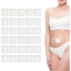 30pcs Castor Oil Belly Button Patch, Non-Woven Fabric 2.76x2.76in Castor Oil Cover Pads Good Absorbency Organic Cotton Di