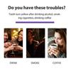 3pcs V34 Teeth Whitening Purple Toothpaste Remove Teeth Stain Whitening Brightening Essence Fresh Breath Color Corrector Oral Care