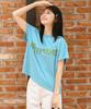 Yunibeoseugameonteu Happy Family Crop T-Shirt_Blue