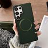 Pokrowiec z funkcją ładowania bezprzewodowego Skórzane etui na telefon Do Samsung Galaxy S25 Edge S24 Ultra S22 S23 Plus A16 A26 A36 A56 5G Fundas Miękki zderzak TPU Pokrowiec na telefon