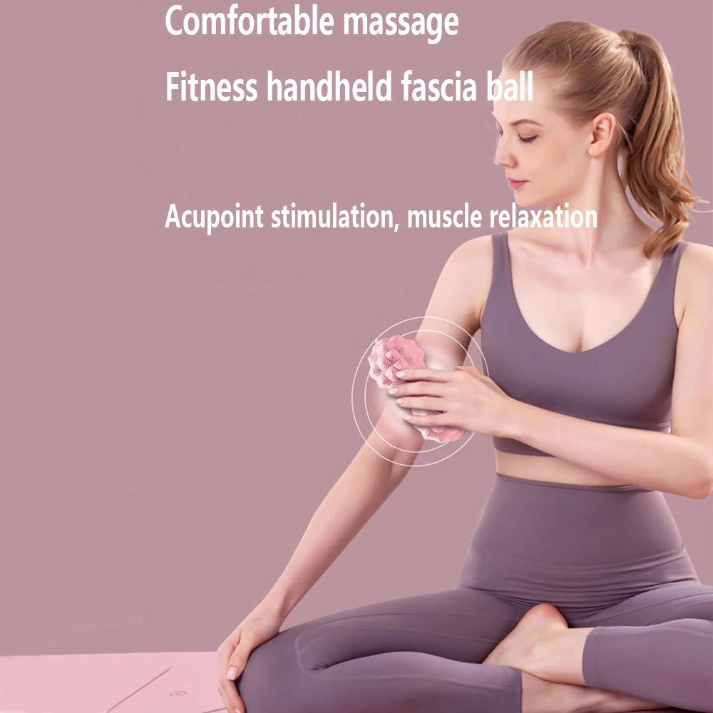 Fascia Ball Raised Point Massage Ball TPR Posture Master Yoga Ball Waist and Back Foot Massage Ball
