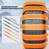 Snow Chains For Car Tires Reusable Traction Belt 5 Pieces Car Anti-Slip Snow Tire Chains For Vehicle Automotive Scooter SUV