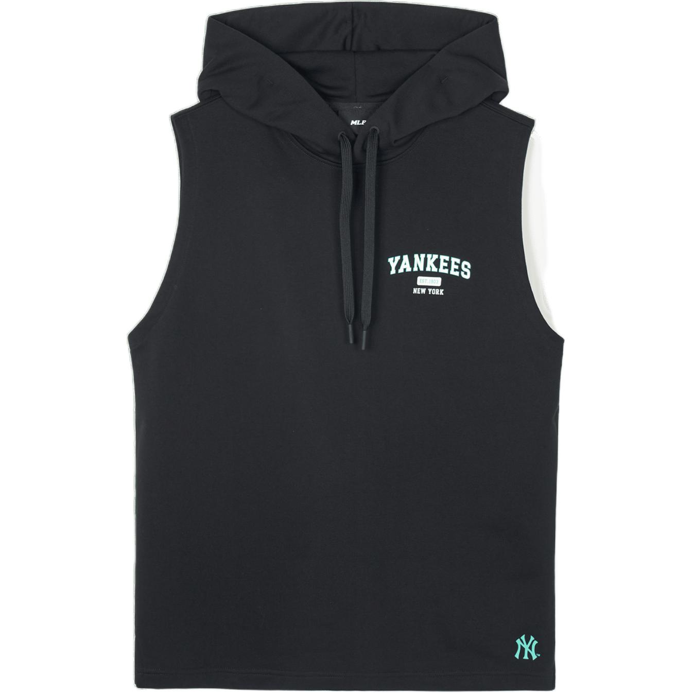 MLB New York Yankees Letter Print Pullover Lässige Weste Damen Oberteile Schwarz 3ATKV0343-50BKS XXL black