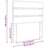 Headboard White Wood Based Material