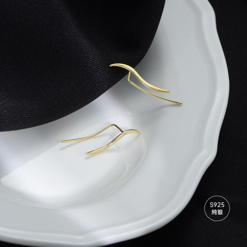 Earrings In Summer Niche Design New Simple and Cold Style Unique Earrings