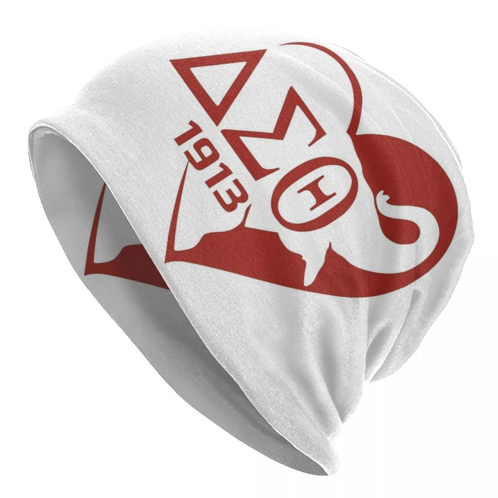 Custom Delta Sigmas Theta Bonnet Hats Street Knitted Hat For Women Unisex Warm Winter Skullies Beanies Caps
