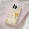 Anime Cute Rilakkumas Phone Case for IPhone 17 16 16e 15 14 13 12 11 Mini Pro Max X XR XSMax 7 8 Air Plus Transparent Back Cover